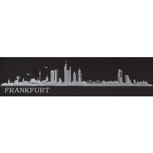 Strandkorb Ammersee Teak Bullauge - PE grau - Skyline Frankfurt
