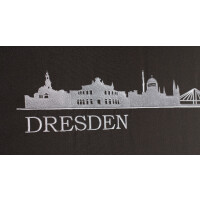 Strandkorb Ammersee Teak Bullauge - PE grau - Skyline Dresden