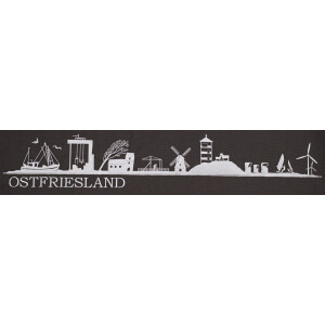 Strandkorb Komplettset: Ammersee Teak Bullauge - PE grau - Skyline Ostfriesland