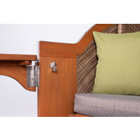Strandkorb deVries PURE® Comfort XL - PE griseum - Dessin 490